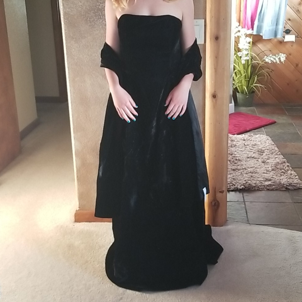 McClintock Velvet Dress + Shawl